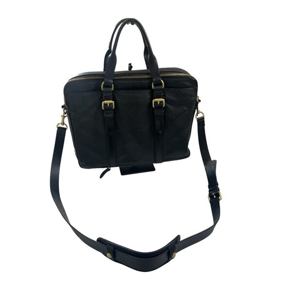 COLE HAAN BLACK MATTHEW’S ATTACHE BAG - Picture 1 of 16